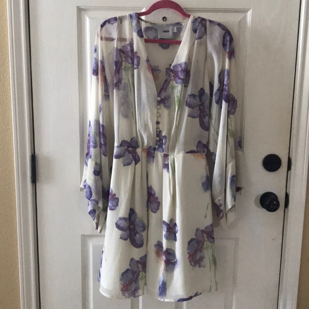 Floral sheer dress